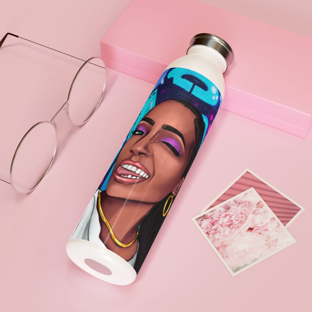 Brooklyn Selfie Time Slim Water Bottle