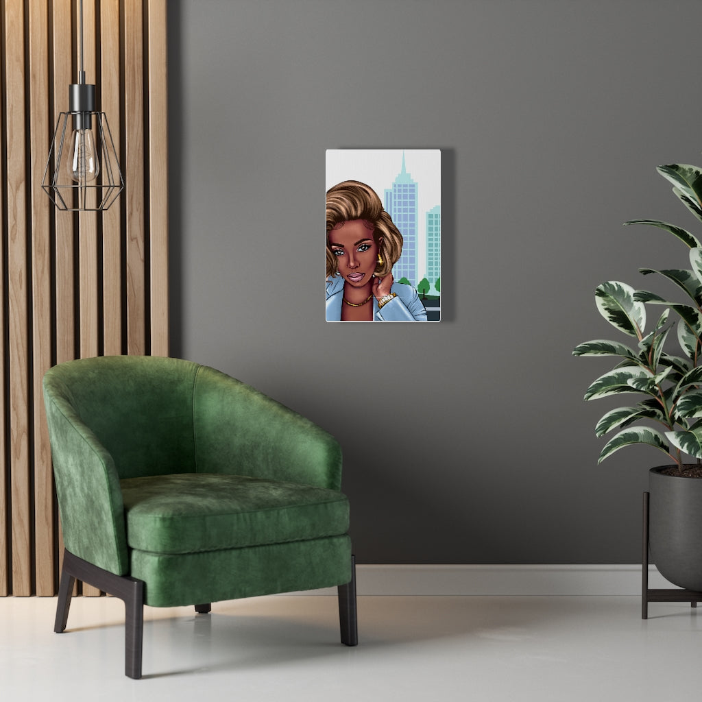 Goldie In The City - Canvas Wall Art