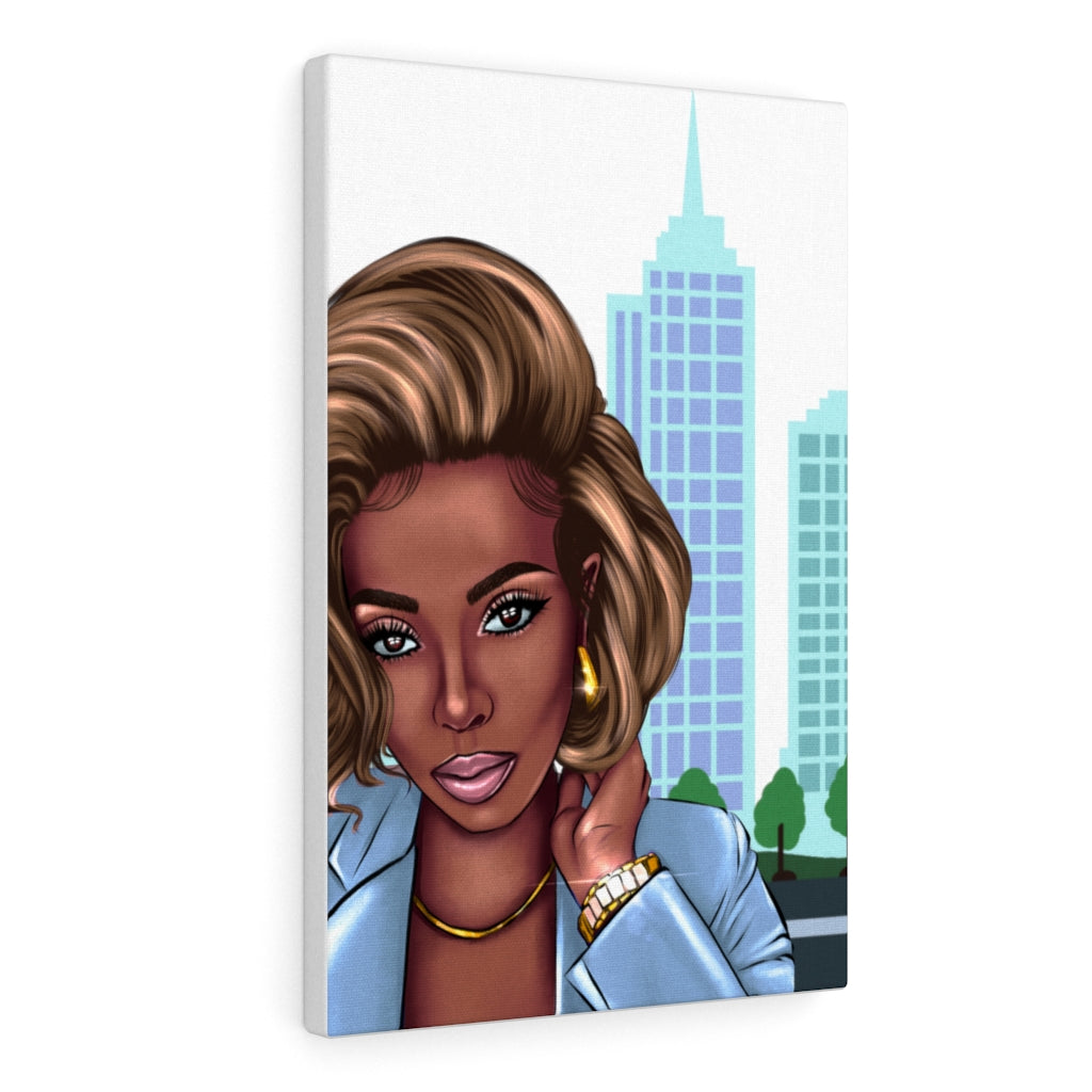 Goldie In The City - Canvas Wall Art