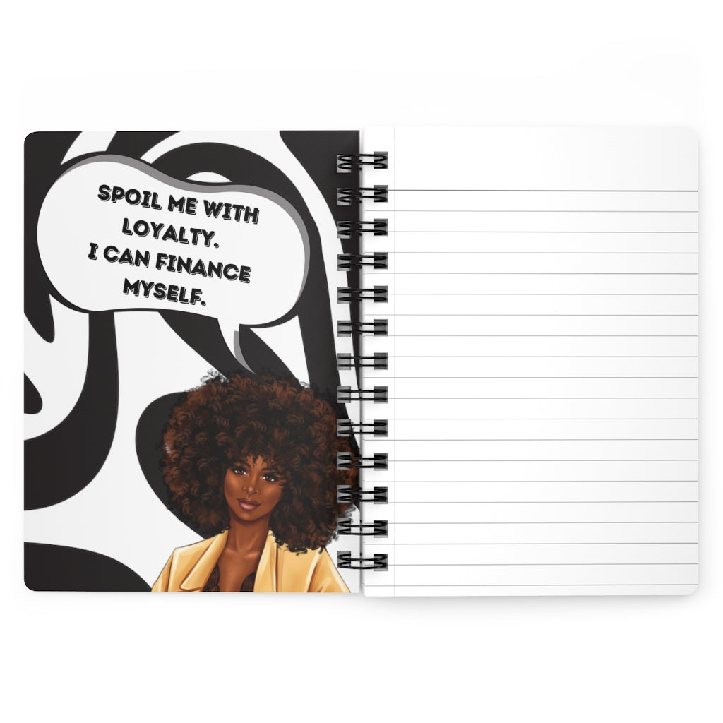 Savannah's In Charge Spiral Bound Journal